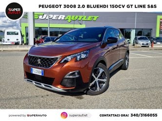 Auto Peugeot 3008 2.0 Bluehdi 150Cv Gt Line S&S Usate A Pavia