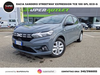 Auto Dacia Sandero Nuova Streetway Expression Tce 100 Gpl Eco-G Usate A Vercelli