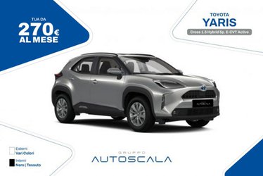 Auto Toyota Yaris Cross 1.5 Hybrid 5P. E-Cvt Active Nuove Pronta Consegna A Napoli