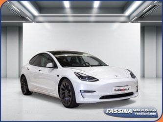 Auto Usate A Padova | Tesla Model 3 Long Range Performance Awd - Sede Di Padova