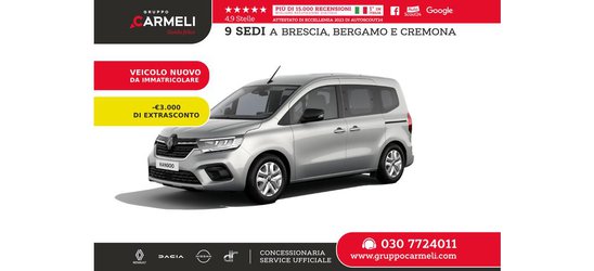Auto Nuove Pronta Consegna A Brescia | Renault Kangoo Passenger 1.5 Blue Dci Equilibre 115Cv -Res...