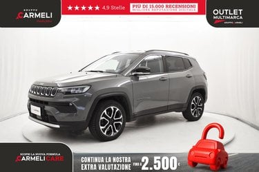 Auto Usate A Brescia | Jeep Compass 1.6 Mjt Limited 2Wd Keyless,Manuale,Sensori,Navi,Telecamera