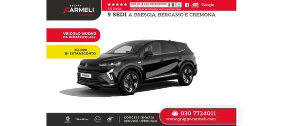 Auto Nuove Pronta Consegna A Brescia | Renault Symbioz 1.8 E-Tech Full Hybrid Techno 160Cv Auto