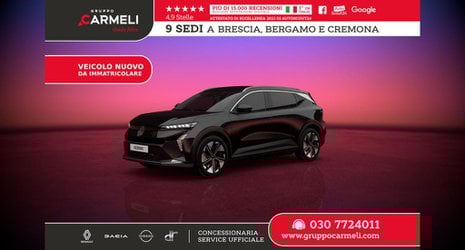 Auto Nuove Pronta Consegna A Brescia | Renault Scénic E-Tech Techno Comfort Range 170Cv - Restyl...