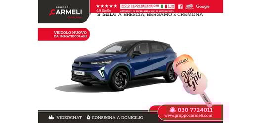 Auto Nuove Pronta Consegna A Bergamo | Renault Captur 1.0 Eco-G Techno 100Cv -Model Year 2025