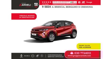 Auto Nuove Pronta Consegna A Brescia | Renault Captur 1.2 Eco-G Evolution 120Cv
