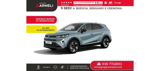 Auto Nuove Pronta Consegna A Brescia | Renault Symbioz 1.8 E-Tech Full Hybrid Techno 160Cv Auto