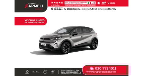 Auto Nuove Pronta Consegna A Brescia | Renault Captur 1.2 Eco-G Techno 120Cv