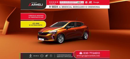 Nuove Pronta Consegna A Brescia | Renault Clio 1.6 E-Tech Full Hybrid Evolution 145Cv - Model Ye...