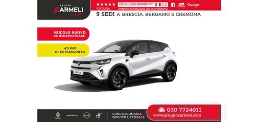 Nuove Pronta Consegna A Brescia | Renault Captur 1.8 Full Hybrid E-Tech Techno 160Cv Auto - Rest...