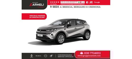 Nuove Pronta Consegna A Brescia | Renault Captur 1.2 Tce Evolution 115Cv -Restyling My25