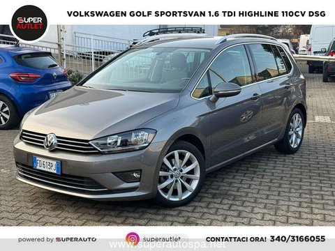 Auto Volkswagen Golf Sportsvan 1.6 Tdi Bluemotion 110Cv Highline D Usate A Pavia