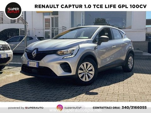 Auto Renault Captur 1.0 Tce Life Gpl 100Cv 1.0 Tce Gpl Life Usate A Pavia