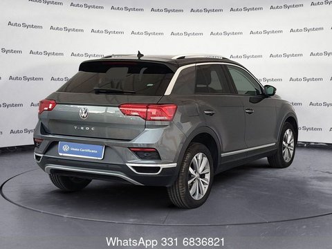 Auto Volkswagen T-Roc 1.0 Tsi Style Bluemotion Technology Usate A Palermo