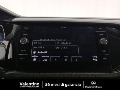 Auto Volkswagen T-Cross 1.0 Tsi 115 Cv Advanced Bmt Usate A Roma
