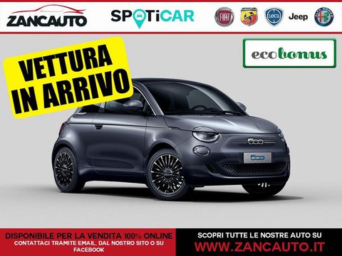 Kit 4 Tappetini Auto Fiat 500 ELETTRICA dal 2020, + logo 500e