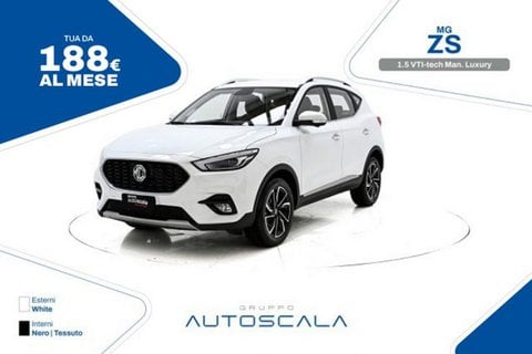 Auto Nuove Pronta Consegna Napoli MG ZS Benzina 1.5 VTI-tech Man. Luxury -  Gruppo Auto Scala