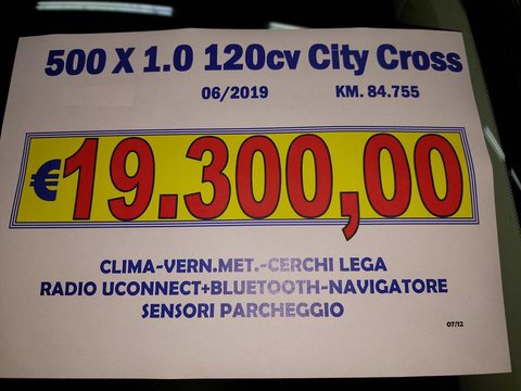 Auto Fiat 500X 1.0 T3 120 Cv City Cross - Prezzo Scontato! Usate A Lucca