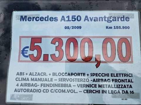 Auto Mercedes-Benz Classe A A 150 Avantgarde Usate A Lucca