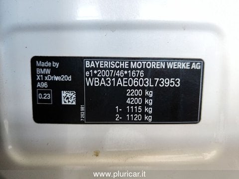 Auto Bmw X1 Xdrive 20D 190Cv Auto Cruise Sensori Cerchi 18 Usate A Cremona