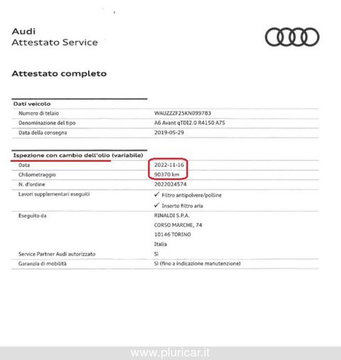 Auto Audi A6 Avant 40 2.0 Tdi 204Cv Mhev Quattro Ultra S Tronic Usate A Cremona