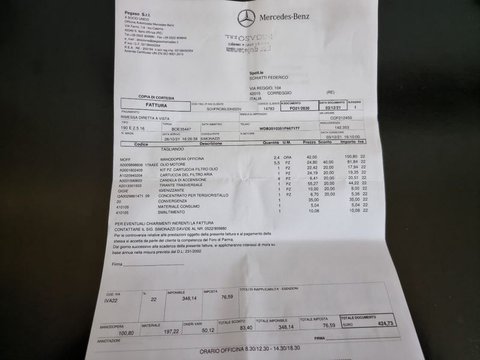 Auto Mercedes-Benz 190 2.5 E-16 Cat Usate A Reggio Emilia