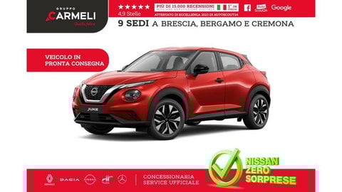 Nuove Pronta Consegna A Brescia | Nissan Juke 1.0 Dig-T Acenta 114Cv
