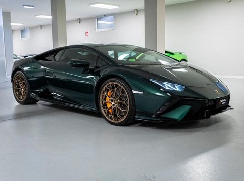 Auto Usate A Brescia | Lamborghini Huracán 5.2 V10 Tecnica -Iva Esposta-Verde Hydra-Roll Bar