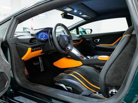 Auto Usate A Brescia | Lamborghini Huracán 5.2 V10 Tecnica -Iva Esposta-Verde Hydra-Roll Bar