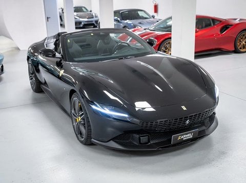 Auto Usate A Brescia | Ferrari Roma Spider Spider Iva Esposta-Nero Stellato-Carbonio