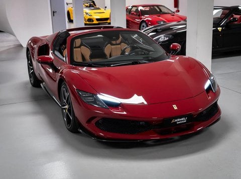 Auto Usate A Brescia | Ferrari 296 Gts 3.0 -Carbonio-Rosso Mugello-Sollevatore