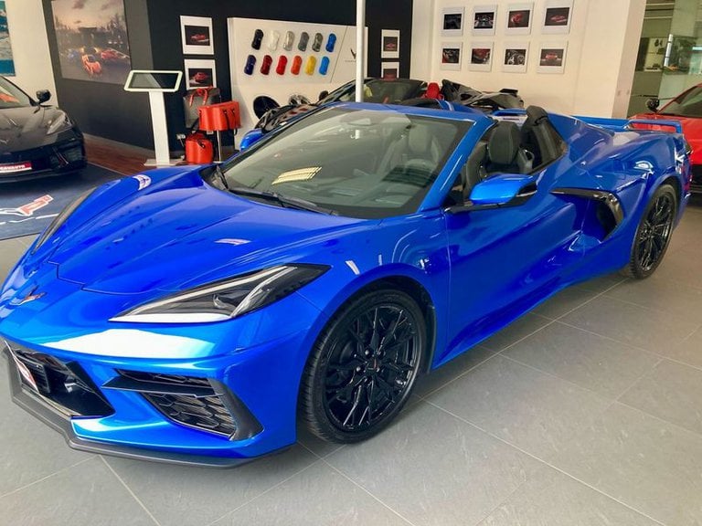 Corvette Corvette C8 C8 Convertible 3LT – Raptide Blue Metallic