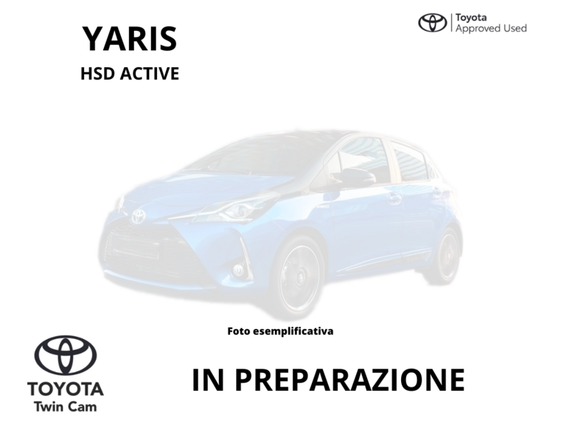 Toyota Yaris Ibrida 1.5 Hybrid 5 porte Active Usata in provincia di Latina - Twin Cam - Via Piave  Km 69