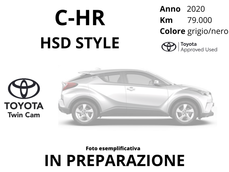 Toyota C-HR Ibrida 1.8 Hybrid E-CVT Style+ Usata in provincia di Latina - Twin Cam - Via Piave  Km 69