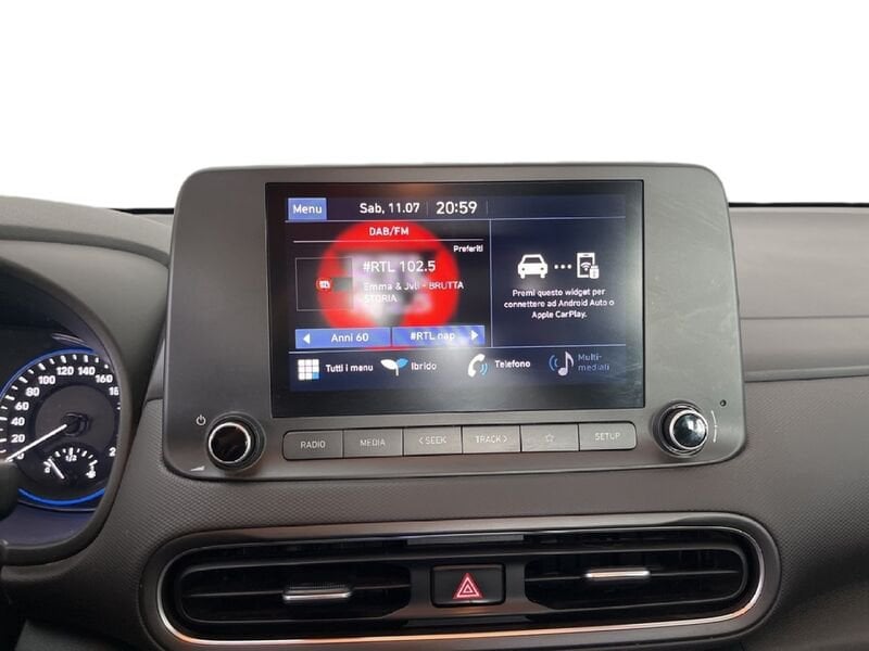 Hyundai Kona I 2017 1.6 hev Xtech 2wd dct  usato a Torino